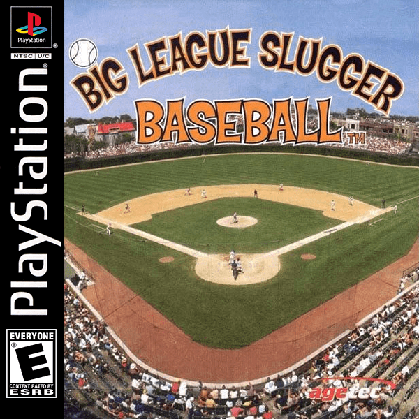 Big League Slugger Baseball box art for Playstation